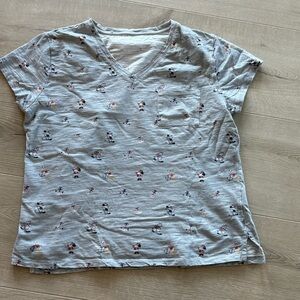 Disney Gray Logo Knit Tee